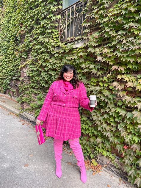 Barbie Pink Plus Size Outfit For Fall