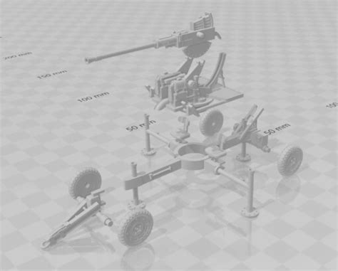 Bofors 40 Mm Autocannon Wargaming3d