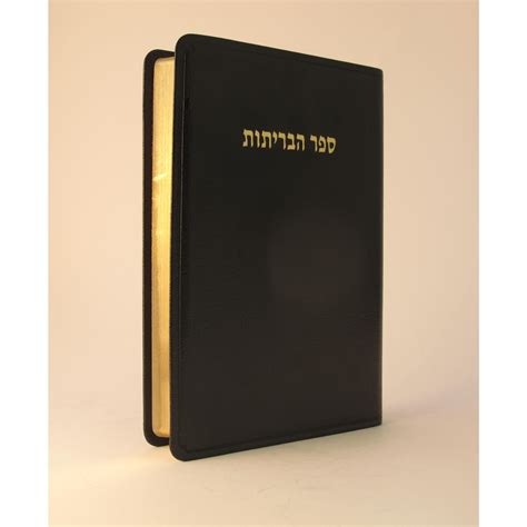 Hebrew Cross-Reference Bible - Hard Cover/Leather - Bible Society in Israel