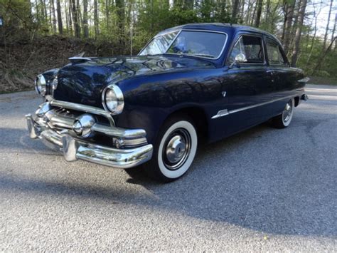 1951 Ford Shoebox Custom V8 239 Cid Flat Head 3 Speed Manual On The Column For Sale Photos