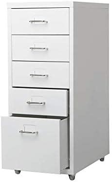 Panana Drawer Mobile File Cabinet Lockable Vertical Metal Office