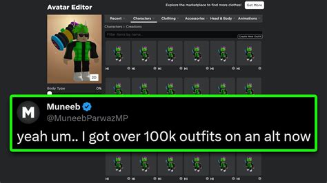 Roblox Removed The Outfit Limit Youtube