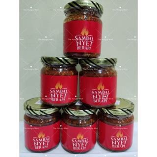 Sambal Nyet Berapi Sambal Nyet By Khairulaming Shopee Singapore