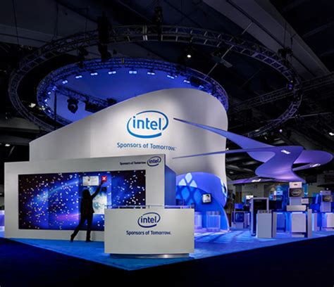 Exhibit and Lighting Design for Intel Corporation