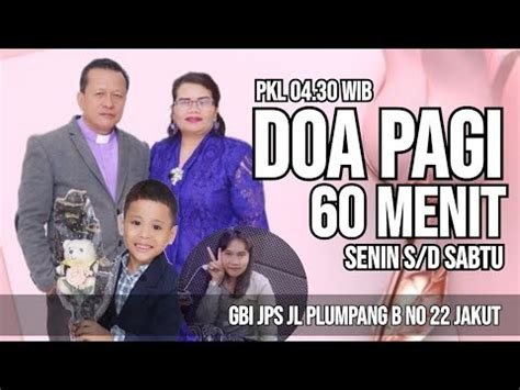 ONLINE IBADAH DOA PAGI GBI JPS JUMAT 15 MARET 2024 YouTube