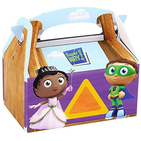 Super Why Party Supplies Favor Box 8