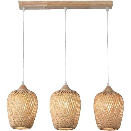 Vintage Pendelleuchte Boho H Ngelampe Rattan E Lampenfassung