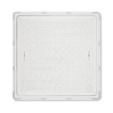 Full Floor Square 28 X 28 Inch Frp Square Manhole Cover For