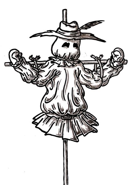 Scarecrow Drawing At Getdrawings Free Download