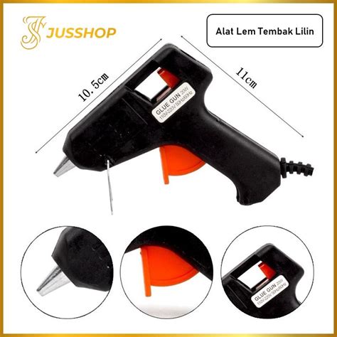 Jual Alat Lem Tembak Glue Gun Stick Hot Melt Alat Lem Lilin Tembak