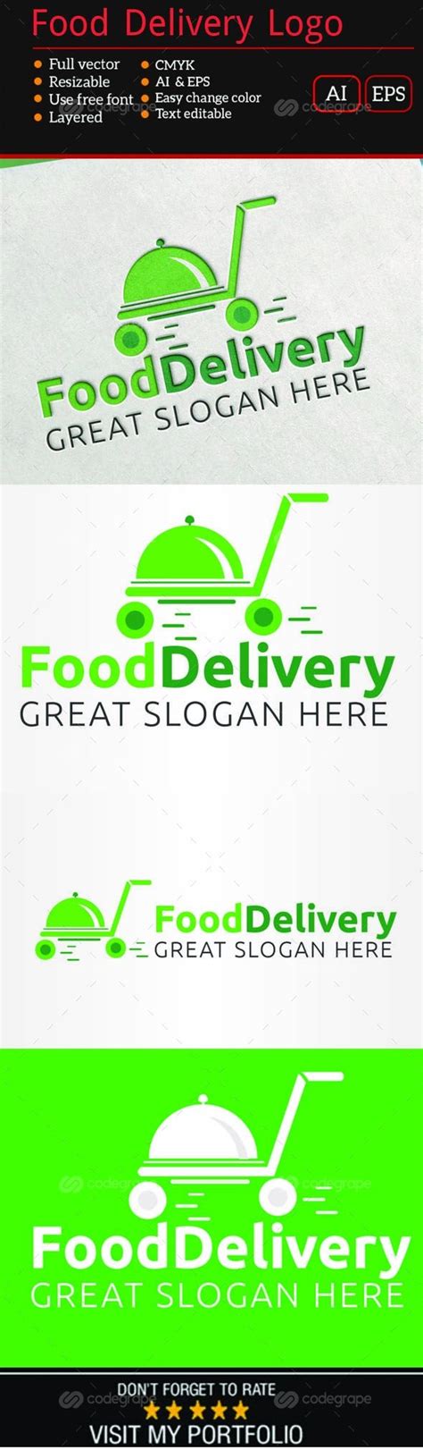 Food Delivery Logo | Food delivery logo, Food delivery, Meal delivery service