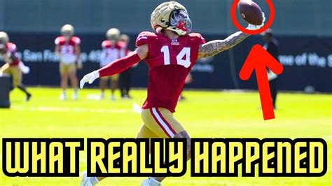 Ricky Pearsall MAKING PLAYS At San Francisco 49ers Training Camp