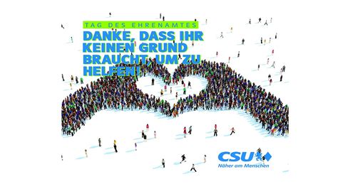 Tag Des Ehrenamtes CSU