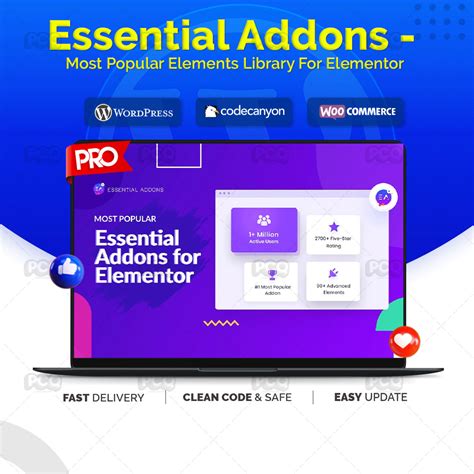 [wordpress Plugin] Essential Addons Most Popular Elements Library For