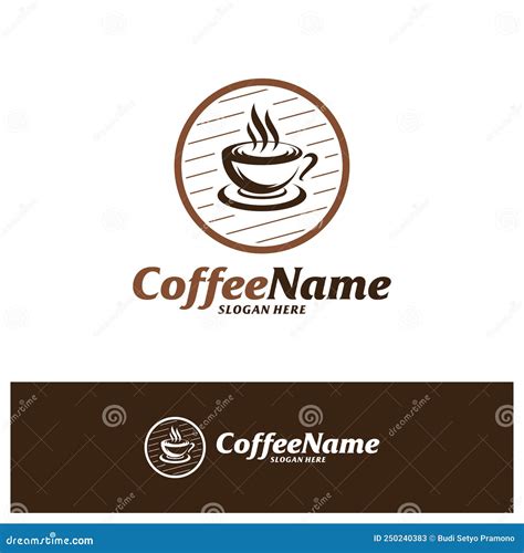 Coffee Logo Design Template Coffee Logo Concept Vector Stock