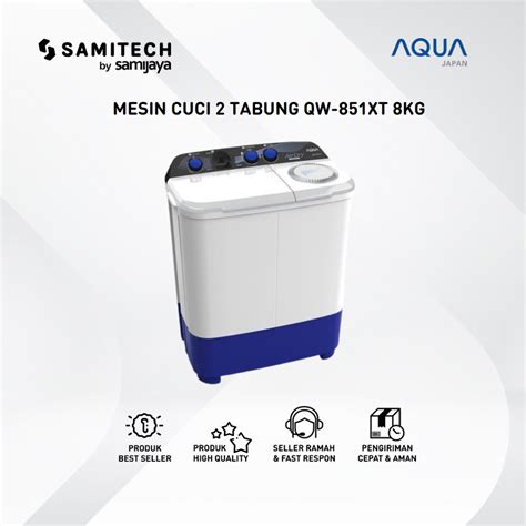 Jual MESIN CUCI TWIN TUB AQUA QW 851XT 8K Shopee Indonesia