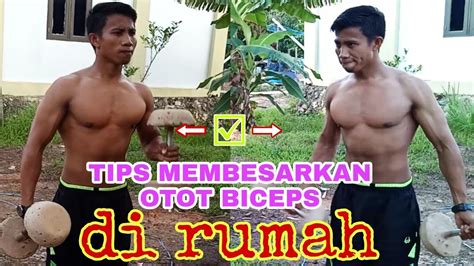 Cara Melatih Otot Bicep Di Rumah Tanpa Gym Youtube