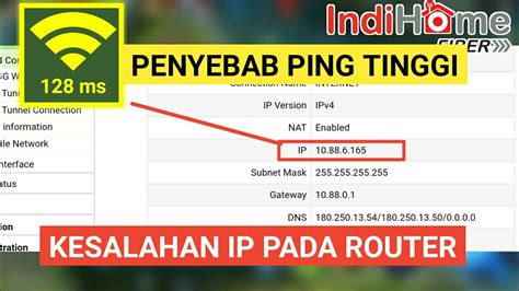 Cara Mencari IP Terbaik Router Indihome Agar Ping Game Kecil Dan Stabil