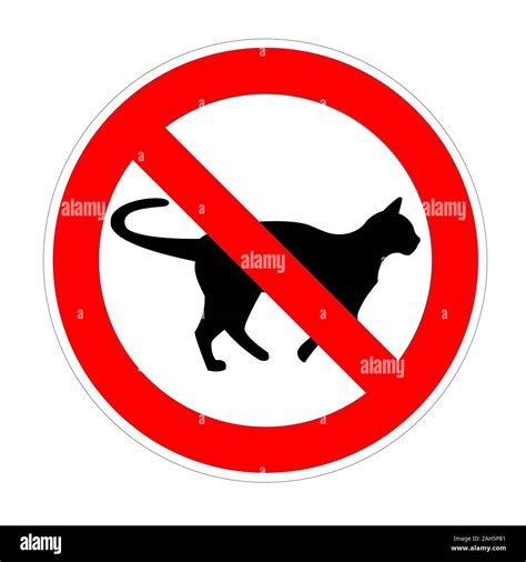 No Cat Sign