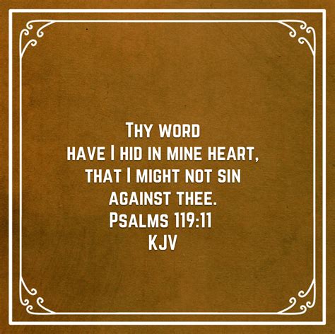 Unto The Least Of These Thy Word Have I Hid In My Heart