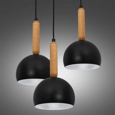 Suspension Filaire MISSI 1xE27 60W 230V Noire Lumimania