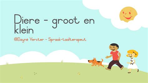 Diere Groot En Klein • Teacha