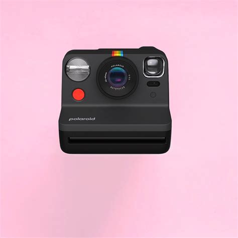 Polaroid Now Black Instant Film Camera Parallax Photographic