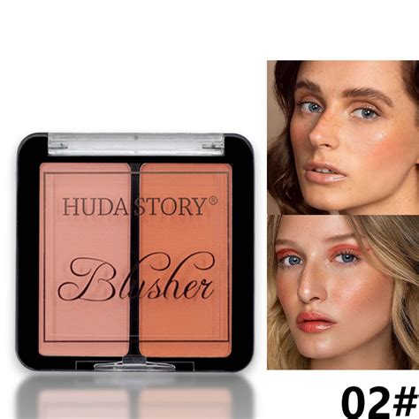 SUMDUINO Matte High Gloss Blush Rouge Border Nude Makeup Repair Powder