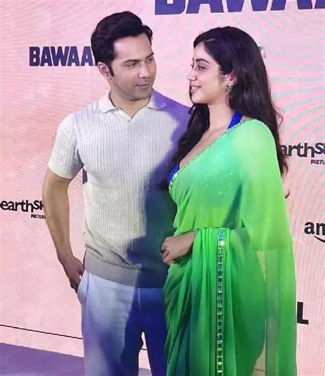 Varun Dhawan And Janhvi Kapoor Shares Bts Pics From The Trailer Launch