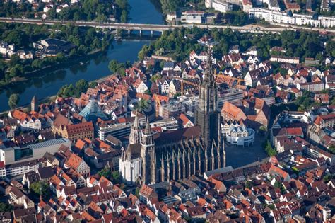 Luftbild Ulm Kathedrale Ulmer M Nster In Ulm Im Bundesland Baden