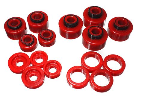 Energy Suspension 4 4120R Energy Suspension Body Mount Bushings