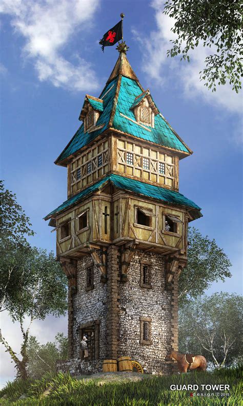 Guard Tower Epic Medieval By Zernan Suarez At