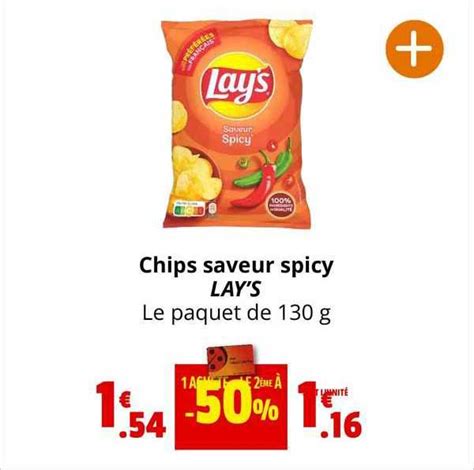 Promo Chips Saveur Spicy Lay S Chez Coccinelle Express Icatalogue Fr