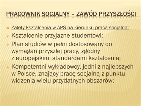 Ppt Dr Anna M Kruk Pracownik Socjalny Zaw D Przysz O Ci