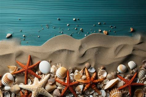 Beach Themed Background Stock Photo Stock Image - Image of business ...