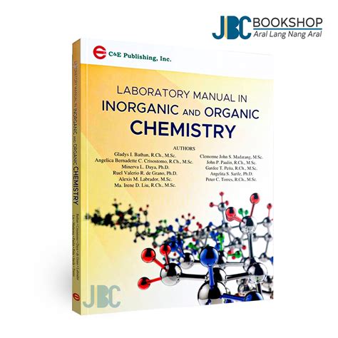 Laboratory Manual In Inorganic And Organic Chemistry By Bathan Crisostomo Et Al Shopee