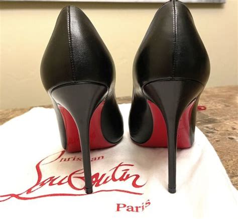 Christian Louboutin Kate 85mm Pumps Patent Calf Leather Women Size 36