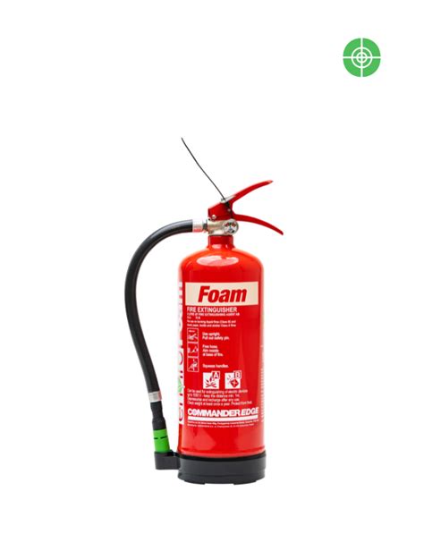 New Commanderedge 3ltr Envirofoam Fluorine Free Foam Fire Extinguisher