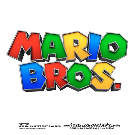 Logo Mario Bros Filme Fazendo A Nossa Festa