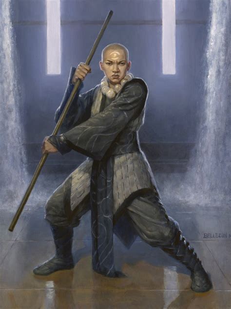 Mtgnexus Monk Token Art By Steven Belledin