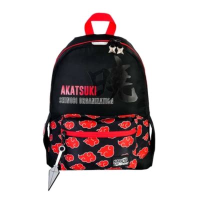 Ripley Mochila Premium Con Banano Original Naruto Shippuden Akatsuki