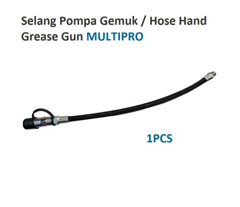 Multipro Selang Pompa Gemuk Flexible Grease Gun Hose With Coupler