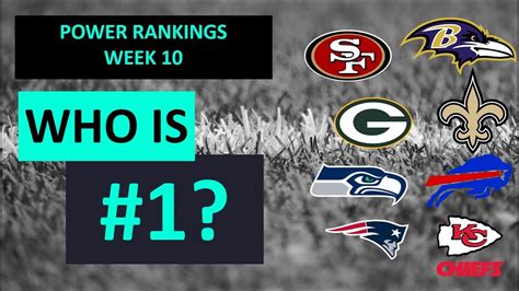 Nfl Power Rankings Week Bill Marjie