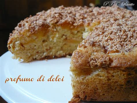 Torta Soffice Di Pesche E Amaretti Ptt Ricette