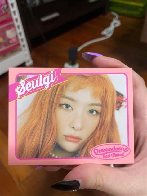 Pending Red Velvet Queendom Seulgi Special Card Hobbies Toys