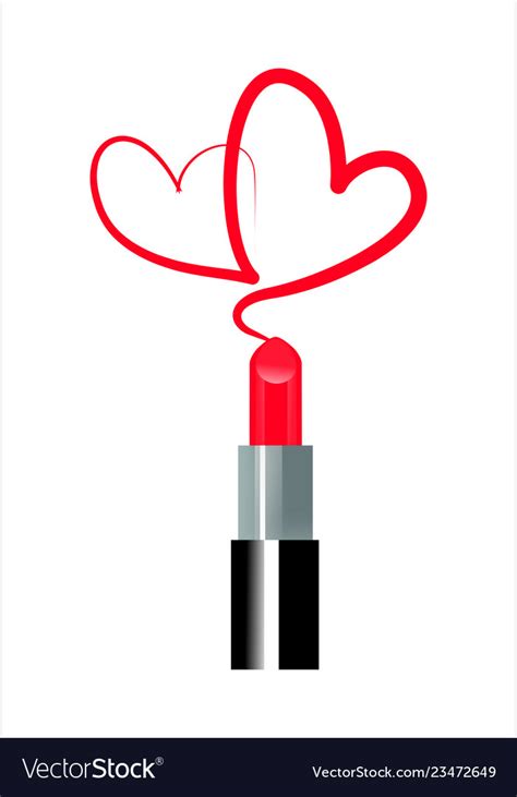 Love of makeup Royalty Free Vector Image - VectorStock