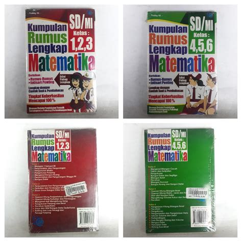 Jual Kumpulan Rumus Lengkap Matematika Sd Mi Kelas T