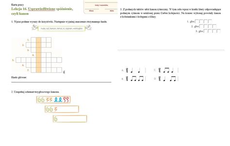 BŁAGAM RATUNKU KARTA PRACY Z MUZYKI Brainly pl