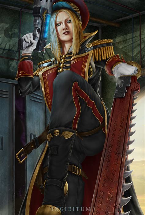 Commissar From Warhammer 40 000 By Ingibitum On Deviantart