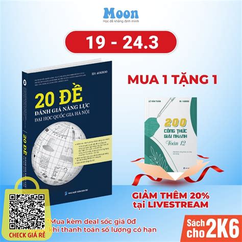 Đánh Giá Năng Lực 2024 Sách đgnl 20 đề ôn Thi Dgnl 2024 Đhqg Hà Nội